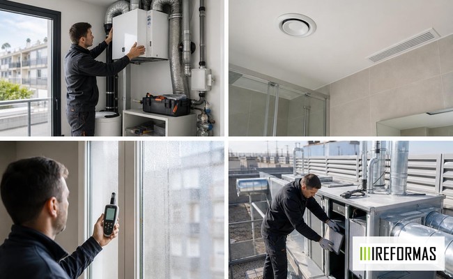 mantenimiento de filtros y conductos de ventilación mecánica en comunidad