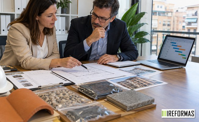 comunidad planificando una reforma con posible presencia de amianto